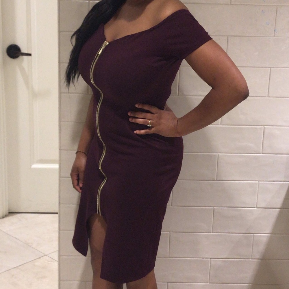 Wine colored Dress